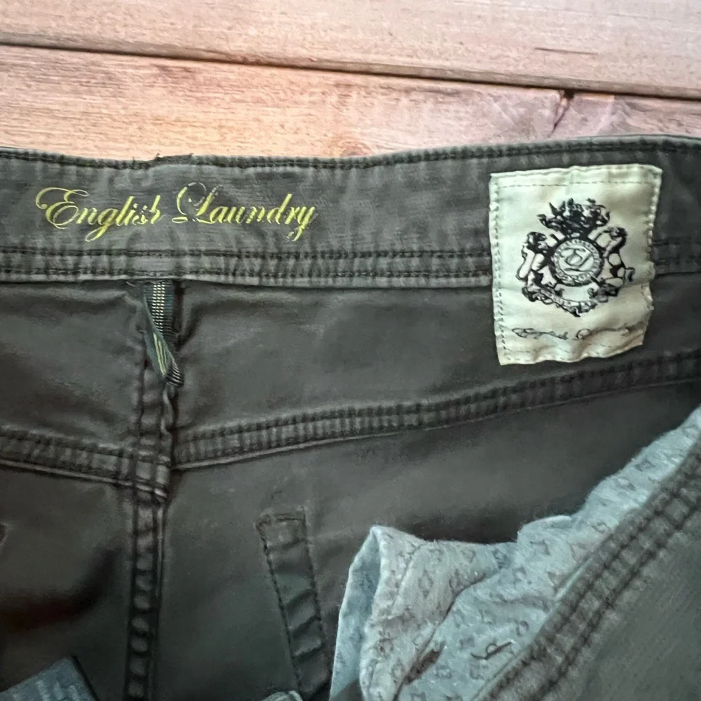 English Laundry Men's Khaki Slim Jeans 32x30 - Picture 3 of 6